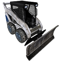 Lizard Skid loader with shield